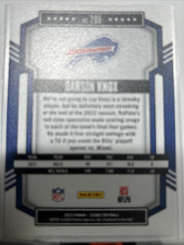 Dawson Knox #269 Ellipse /199 Buffalo Bills - Picture 2 of 2