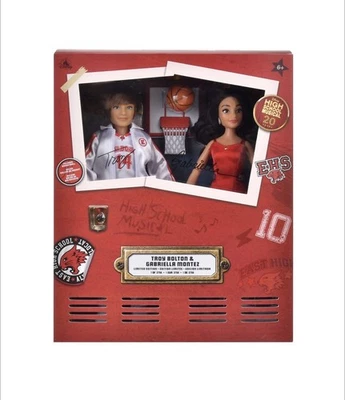 Disney High School Musical Gabriella And Troy Bolton Dolls 20TH Limited NEW JP - Image 1 of 4