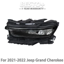 For 21-22 Jeep Grand Cherokee w/ Animation w/o Leveling LH Clear Lens Headlight