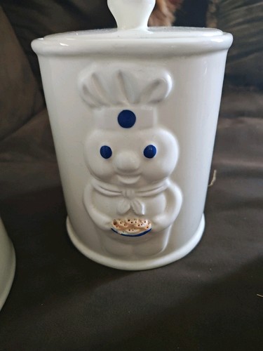 Vintage 90er Pillsbury Doughboy 3 Stück Kanister/Keksdose Set mit Deckel - Bild 6 von 17
