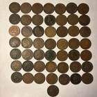 Indian Head Penny Roll of 50 ALL Indian Head Cents Lot of 50 FULL ROLL#13