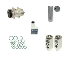 A/C Compressor Kit Fits Volvo S60 S80 "With Rear Heat Switch" OEM DKS17CH KT648