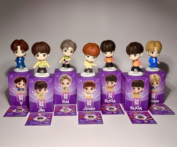 FULL Set of 7 BTS TinyTan Figures McDonald's Happy Meal Toy 2025