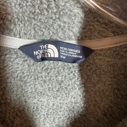 The North Face Size Medium Heather Gray Gordon Lyons Zip Up Fleece Vest Casual - Picture 7 of 9