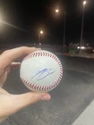 SEONG JUN KIM AUTOGRAPHED GAME USED BASEBALL! AUTHENTIC AUTO! KOREAN OHTANI!