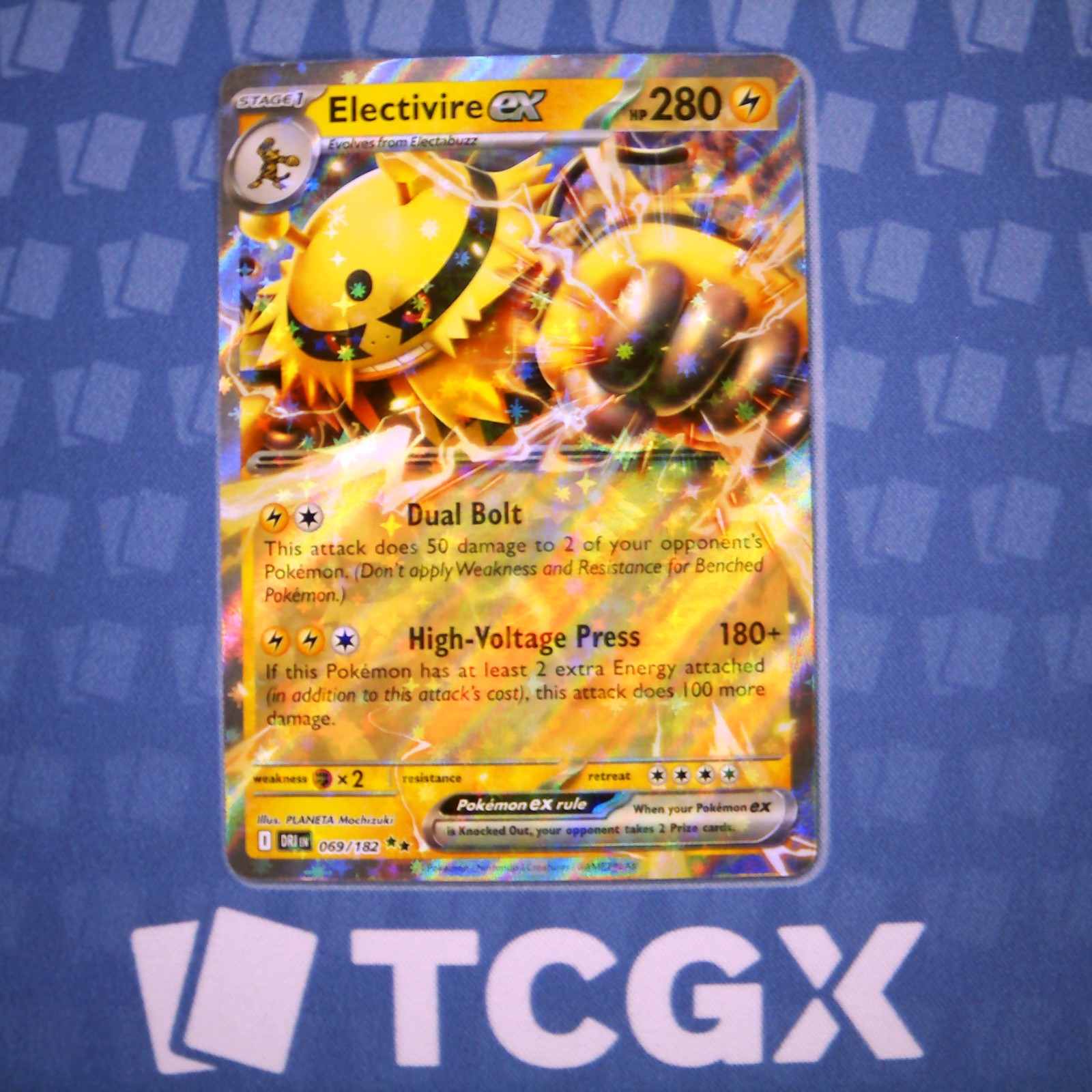Pokemon - Electivire ex - 069/182 - SV10: Destined Rivals - Holo - Double Rar NM