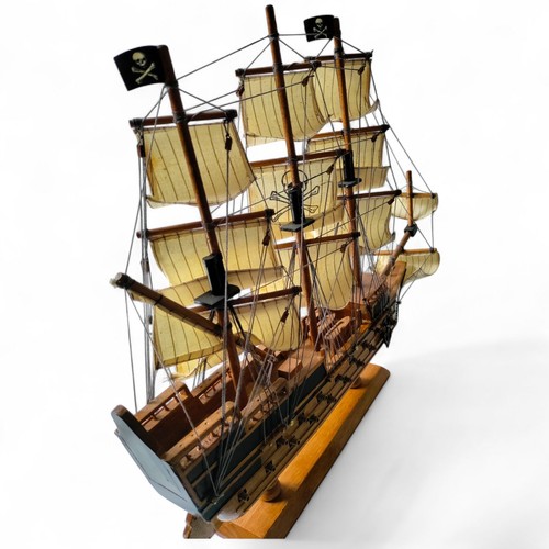 Model Pirate Ship 17” Height and 19" Long - Picture 11 of 11