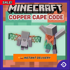 Minecraft Copper Core Cape Redeem Key - Java/Bedrock     INSTANT  7/24 DELIVERY