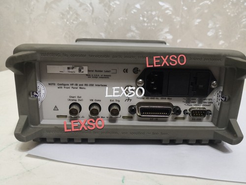 HP Keysight Agilent 34420A 7 1/2 Digit Nano Volt / Micro Ohm Meter #$ - Picture 5 of 6