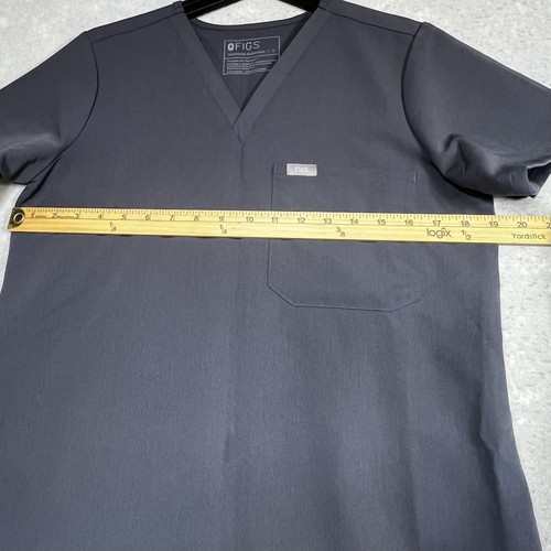 FIGS Technical Collection Scrubs Set Small/Small Tall Gray Catarina Top Pants - Picture 5 of 22