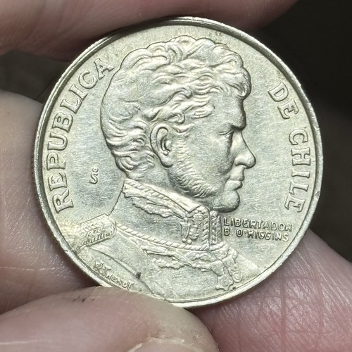 1976 1 Peso Chile Coin Weighs 4.98 Grams In. - Picture 4 of 5