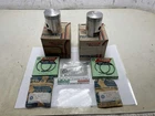 Pair Set Pistons D 43.25 New Original YAMAHA Rd 125 Twin 1976-1981 Italj