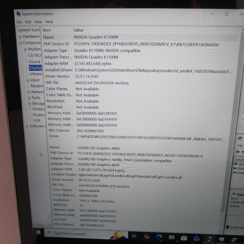 Dell Precision M3800 i7-4712HQ 2.3GHz 16GB RAM 256GB SSD 15.6" Win10Pro COSM DMG - Imagen 3 de 18