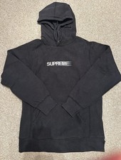 Supreme Motion Logo Hoodie L Schwarz