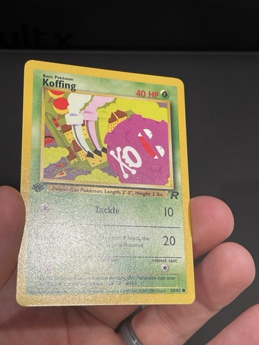 Pokémon Card 1ST EDITION Koffing Team Rocket 58/82 WotC Vintage 2000 NM - Picture 5 of 10