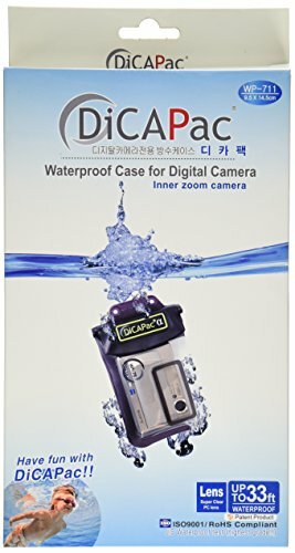 DiCAPac WP711 145x95mm Small Inner Zoom Waterproof Case with Soft Lens - Picture 1 of 1