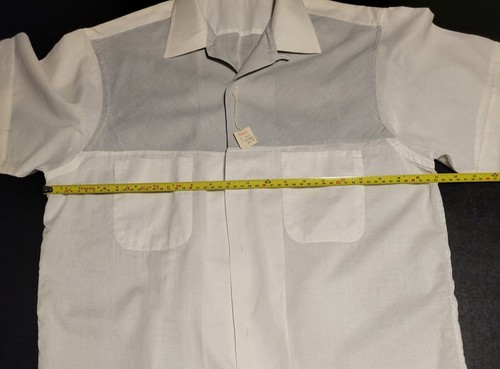 Vintage B.V.D Brand Sanforized Button-Up Shirt - Men's M - 40's - Picture 23 of 24