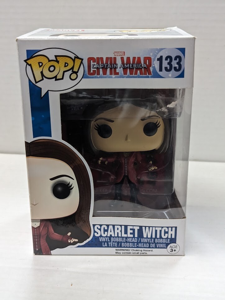 最終値下げFunko Pop スカーレットウィッチ 【シビルウォー】 Funko POP! Scarlet Witch 133 Marvel Captain America Civil War new