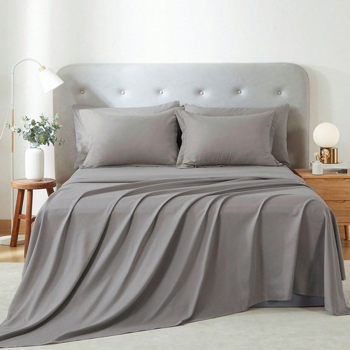 Promotional Products- 5/7 Piece Solid Color Bed Comforter Set Queen - Picture 103 of 105