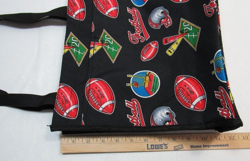 Bolso de mano y monedero de fútbol americano de lona - Imagen 6 de 9