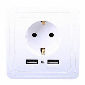 EU AC Power Wall Socket Chargeur plug Remplacement Outlet Panel STATION 16 A 250 V