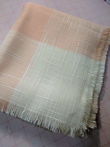 Table Runner - Peach & Cream - 90" x 18" - Picture 1 of 2