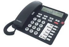 tiptel Ergophone 1300 Schnurgebundenes Großtastentelefon Schwarz BRANDNEU