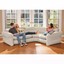 intex corner sectional sofa with cupholders - gray - 101 x 80 x 30 - open box