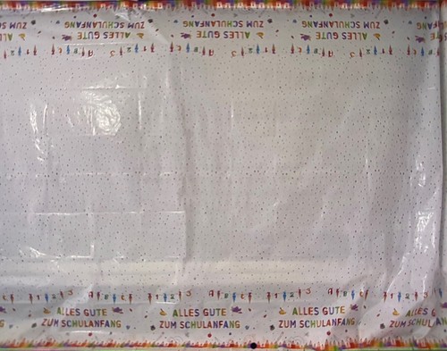 Konvolut Deko Einschulung Tischband Girlande Servietten Tischdecke Streudeko - Bild 10 von 11