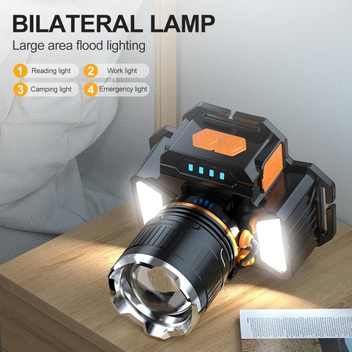 Lamparas de cazeria caseria luz para ir de caza recargable 150000LM nuevo LED - Picture 3 of 7