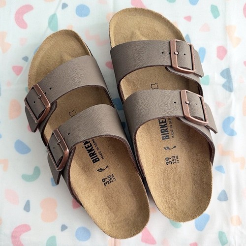 Birkenstock Arizona Mocha Birko-Flor Unisex Sandals Size 37-45 - Picture 2 of 11