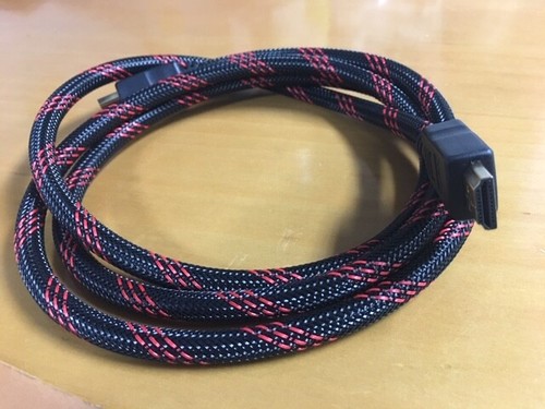 Geflochtenes 5 Fuß HDMI Kabel v2.0 Ultra HD HighSpeed Ethernet HDTV 1080P 4K 3D PS3 PS4 - Bild 1 von 3