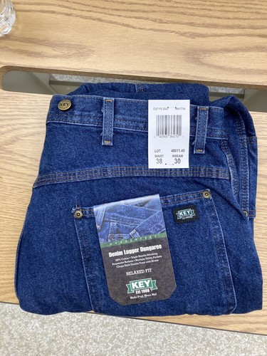 key double front logger jeans