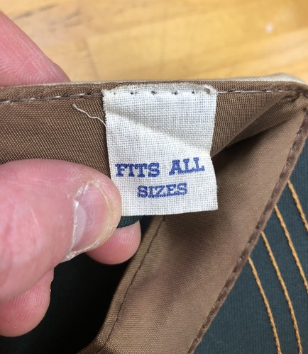 Cappello da baseball vintage Levis arancione con etichetta beige vestibilità flessibile con visiera a tesa larga - Foto 5 di 5