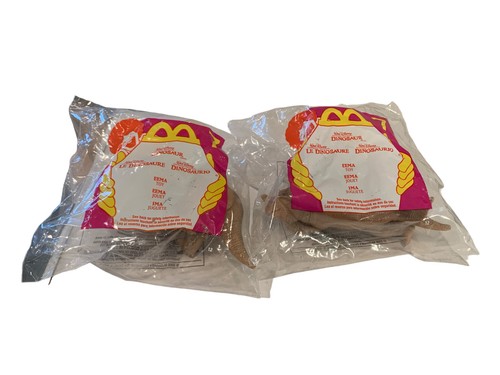 McDonalds Happy Meal Spielzeug Dinosaurier 2000 2 Stück - Bild 2 von 2