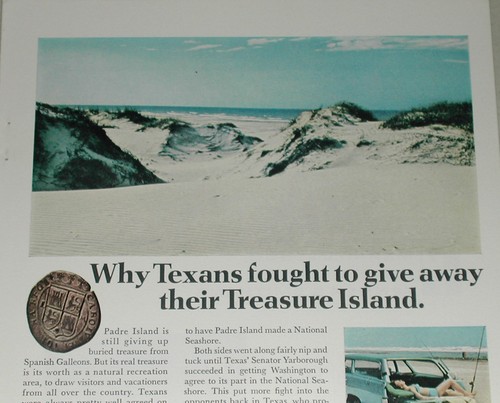1967 Sinclair Petroleum advertisement, PADRE ISLAND TEXAS, National Seashore - Picture 2 of 3