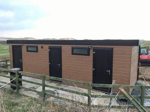 28 X 10 Portable Cabin Shower Toilet Block Modular Building