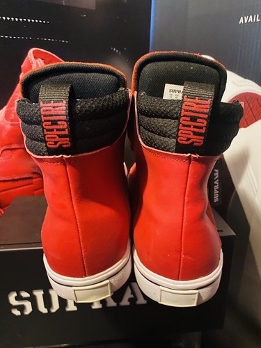 Supra Spectre Men Athletic red/Black-White Kondor Sz 12 Sneakers - Picture 4 of 5