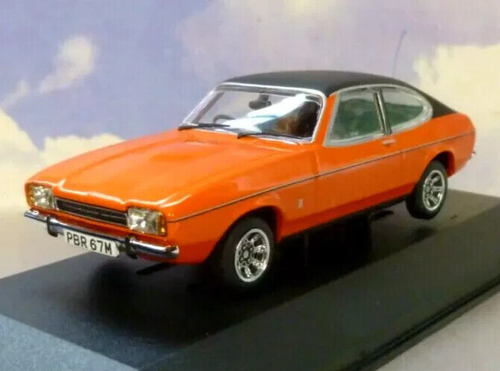 VANGUARDS 1/43 1974 FORD CAPRI MK2 MKII 3.0 GHIA SEBRING RED BLACK ROOF VA15401 - Picture 7 of 7
