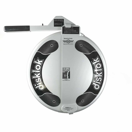 DISKLOK Security Ex Demo LARGE 41.5-44cm Silver Steering Wheel Lock (B Grade) - Picture 8 of 10