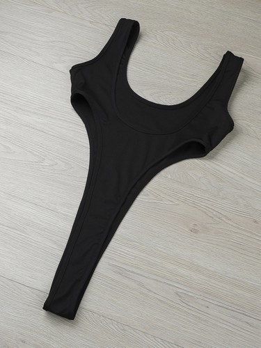 Mujer Body Moda Estampado Leotardo Fitness Mono Peluche Corte Alto T-back - Imagen 12 de 32