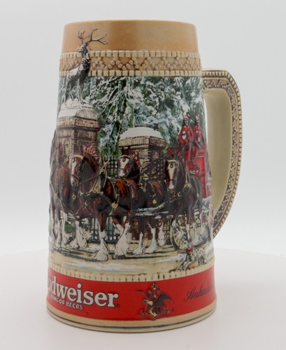 Beer Stein Anheuser-Busch Beer Mug #32 1987 Budweiser Collector C Series nice - Picture 2 of 13