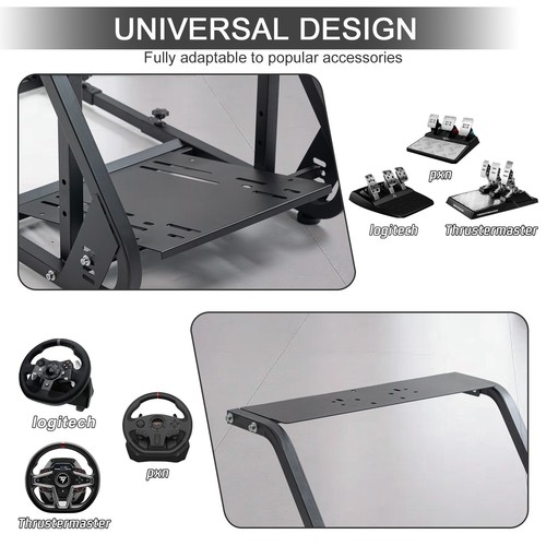 Hottoby Racing Wheel Stand Simulator Cockpit mit Sitz passend für Logitech G29 - Bild 20 von 22