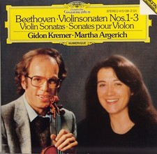 Beethoven, Argerich: Violinsonaten Nos.1-3 Violin Sonatas CD 1985 DG Like New