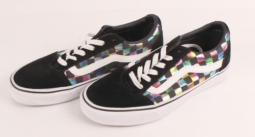 Vans Iridescent Rainbow Checkerboard 500714 Lace up Women's Size 9 pre-owned