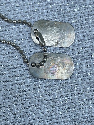 GI JOE lot of 10 Dog Tags late 1990s/early 2000s 12” Figures Good