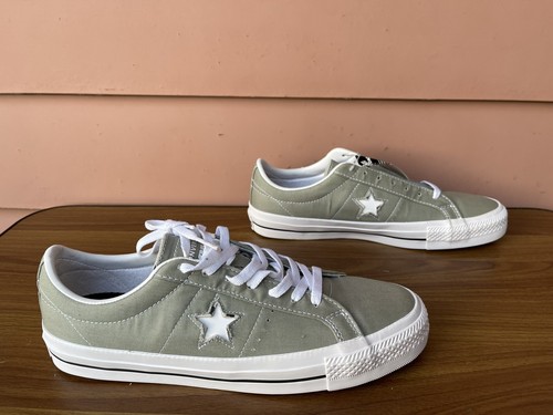 RARE NEW CONVERSE ONE STAR PRO OX MEN US 12 EUR 46.5 LOW GREY CANVAS E3 - Picture 7 of 10