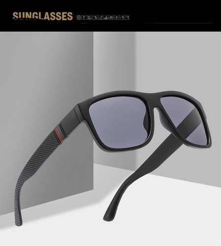 Lunettes de soleil de conduite polarisées carrées Hommes Randonnée extérieur - Bild 6 von 25