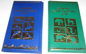 One-Green-One-Blue-Elongated-Penny-Souvenir-Collecting-Book-w-2-FREE-Pennies