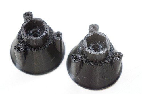 Adaptadores de buje hexagonal de rueda de 12 mm / 14 mm para Traxxas 6970 ruedas de soldadura coche divertido - Imagen 9 de 9
